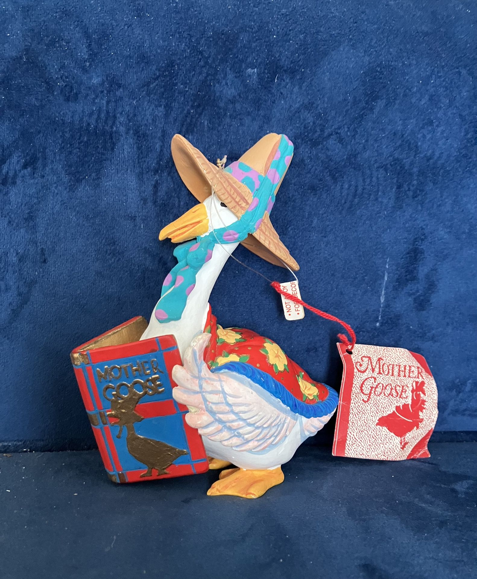 Department 56 Mother Goose Christmas Ornament Vintage 1990