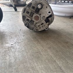 Alternator and air compressor