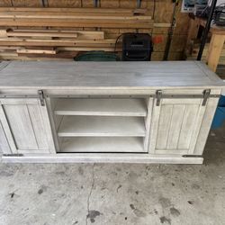 Barn Door Credenza TV Stand