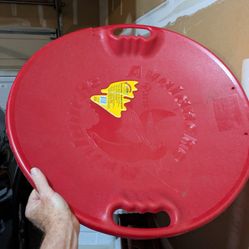 Free Saucer Snow Sled 