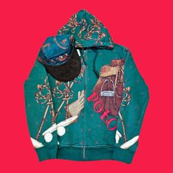 Polo Ralph Lauren Full-Zip Graphic Hoodie Large