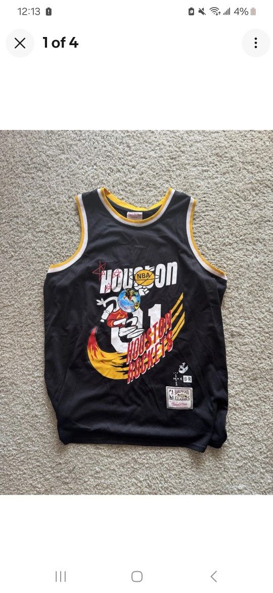 Nba Cactus Jack Jersey TRAVIS SCOTT CACTUS JACK HOUSTON ROCKETS