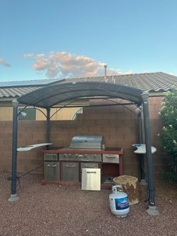 Outdoor BBQ Grill Gazebo