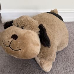 Pillow Pets Snuggly Puppy Tan Brown 18" Plush Dog Super Soft Stuffed Animal