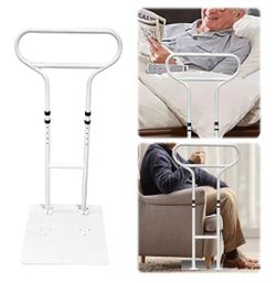 Bed Rails for Elderly Adults Safety, Adjustable Bed Cane for Elderly, Heavy Duty Stand Assist Railing for Seniors, for Couch, Chair, Full, Twin Bed 