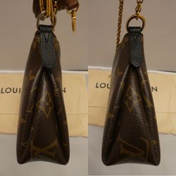 Louis Vuitton Pallas Shoulder Clutch in Monogram Noir - SOLD