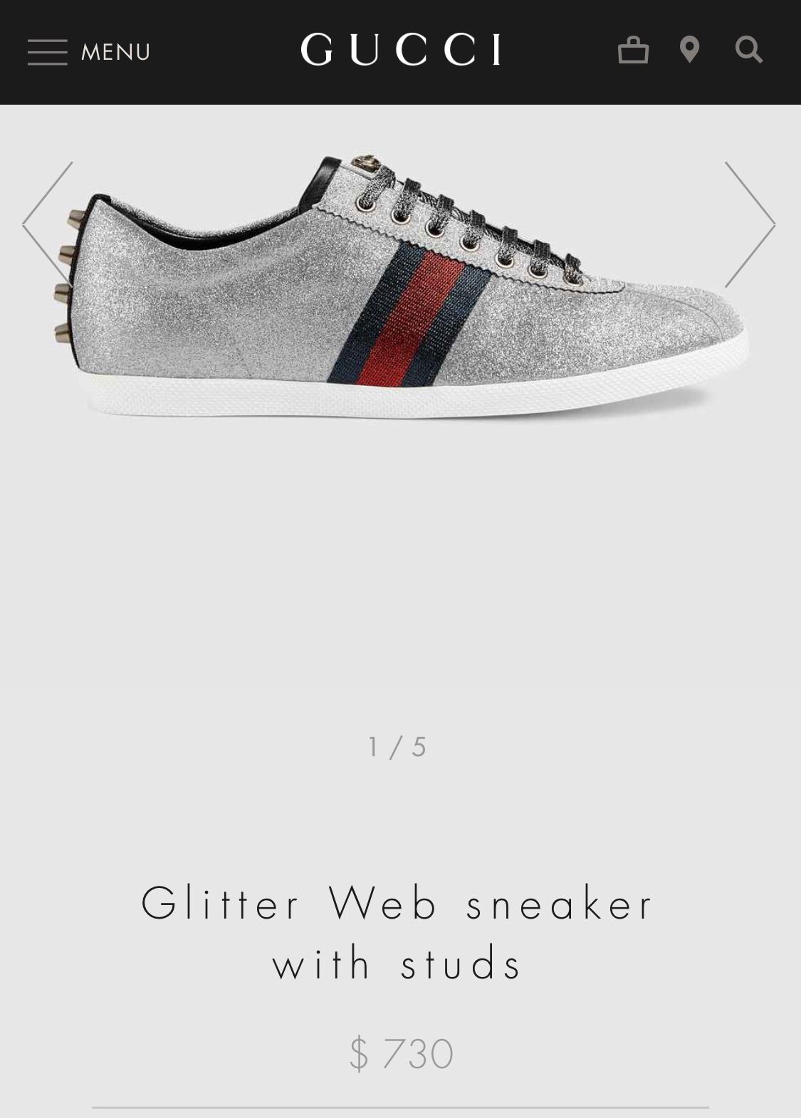 Just like new Gucci shoes US size women 8 size 6 big kid