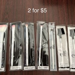 Makeup Brushes Elf 2 For $5