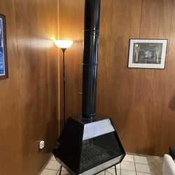 Mid century Modern Wood Stove