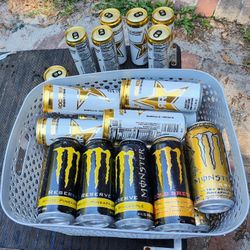 MONSTER & ROCK STAR ENERGY DRINK (SUGAR FREE)