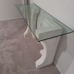 Glass Console Table