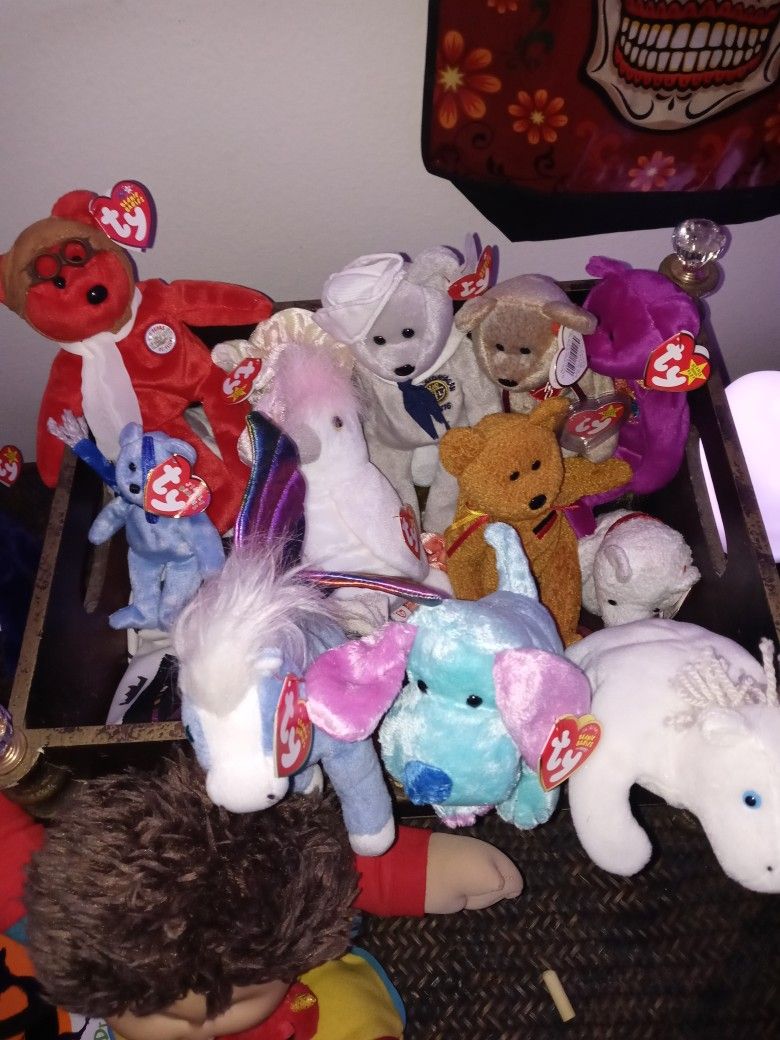 Box Of Beanie Babies