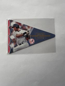 Derek Jeter Pennant Card Mint