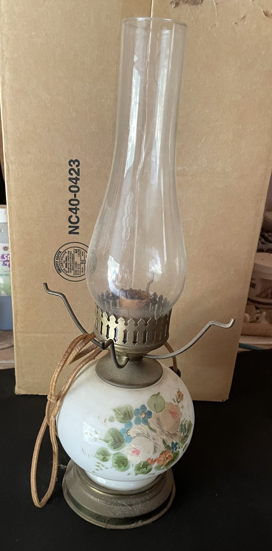 Hurricane Lamp Antique