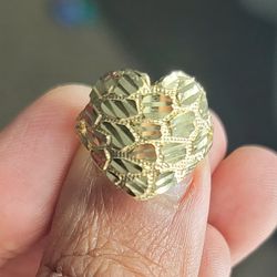 Heart Nugget Ring