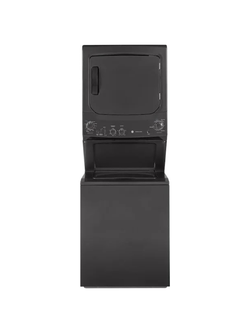 GE - 3.8 cu. ft. Washer 5.9 cu. ft. Gas Dryer Combo in Diamond Gray