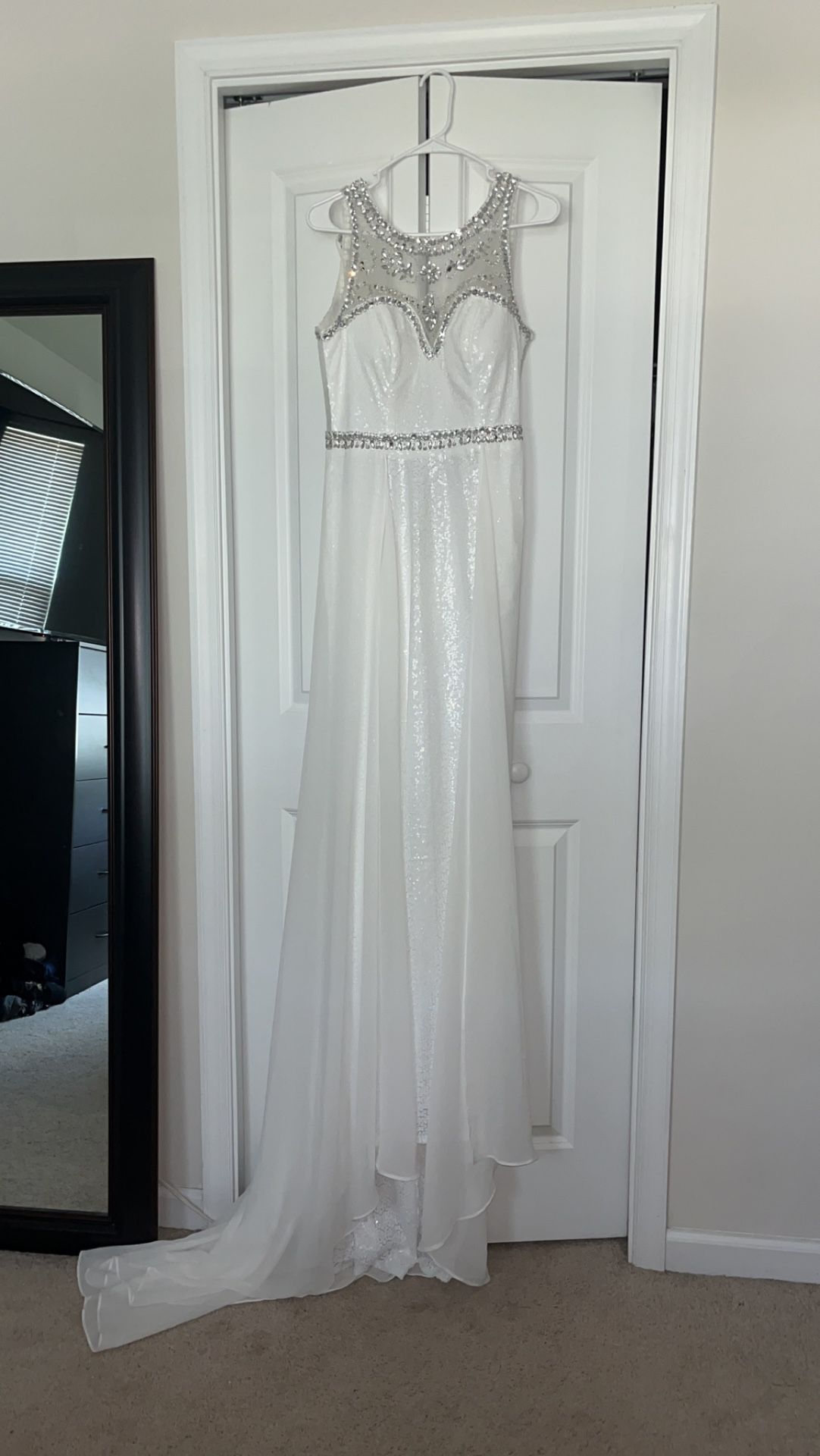 White Dress Size 8