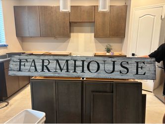 Farmhouse Wood Sign