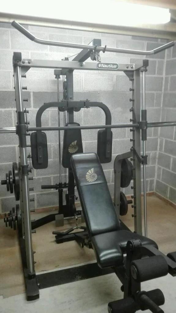 Nautilus Smith machine/ home gym