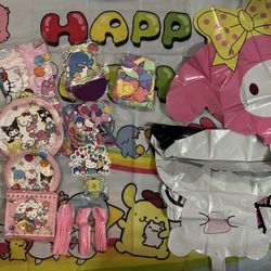 Hello Kitty And Friends Birthday Party Decoration Supplies. 