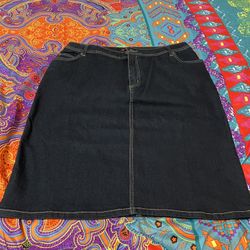 Jean Skirt 