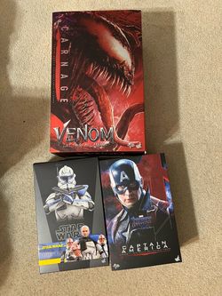 Hot toys carnage deluxe, endgame Captain America, Captain Rex