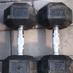 40Lb Dumbbell Set 