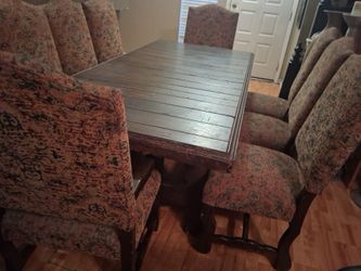 Dining Table + 8 Chairs Spanish Style