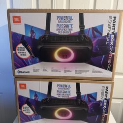JBL PARTYBOX ON-THE-GO ESSENTIAL 🎤 ($260 EACH)