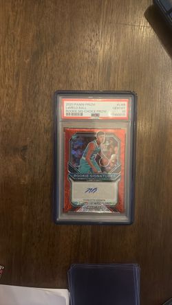 Lamelo ball PSA 10 rookie signature