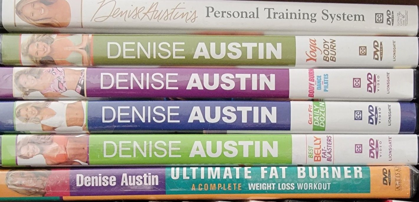 Denise Austin Dvds Workout Video Exercise Belly Fat Yoga Burn Training