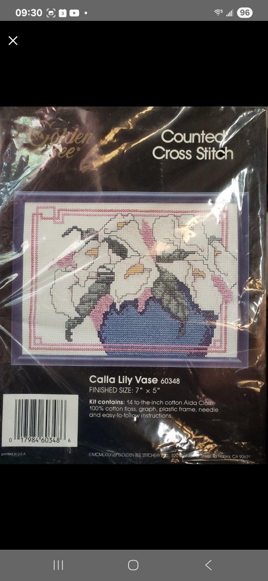 Two Cross Stich Kits