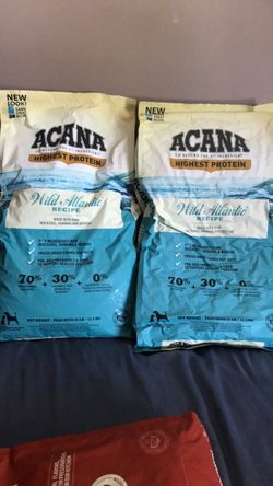 Acana Wild Atlantic Dry Dog Food 25 lb x2