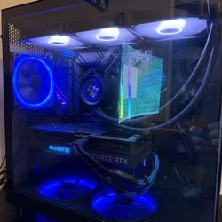 High End Gaming PC Setup 