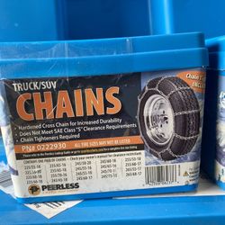 Peerless Chain Truck Tire Chains with Rubber Tighteners, #0222930