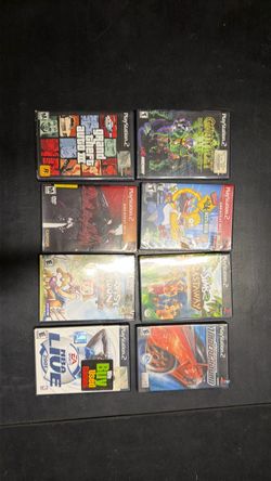 Ps2 games lot