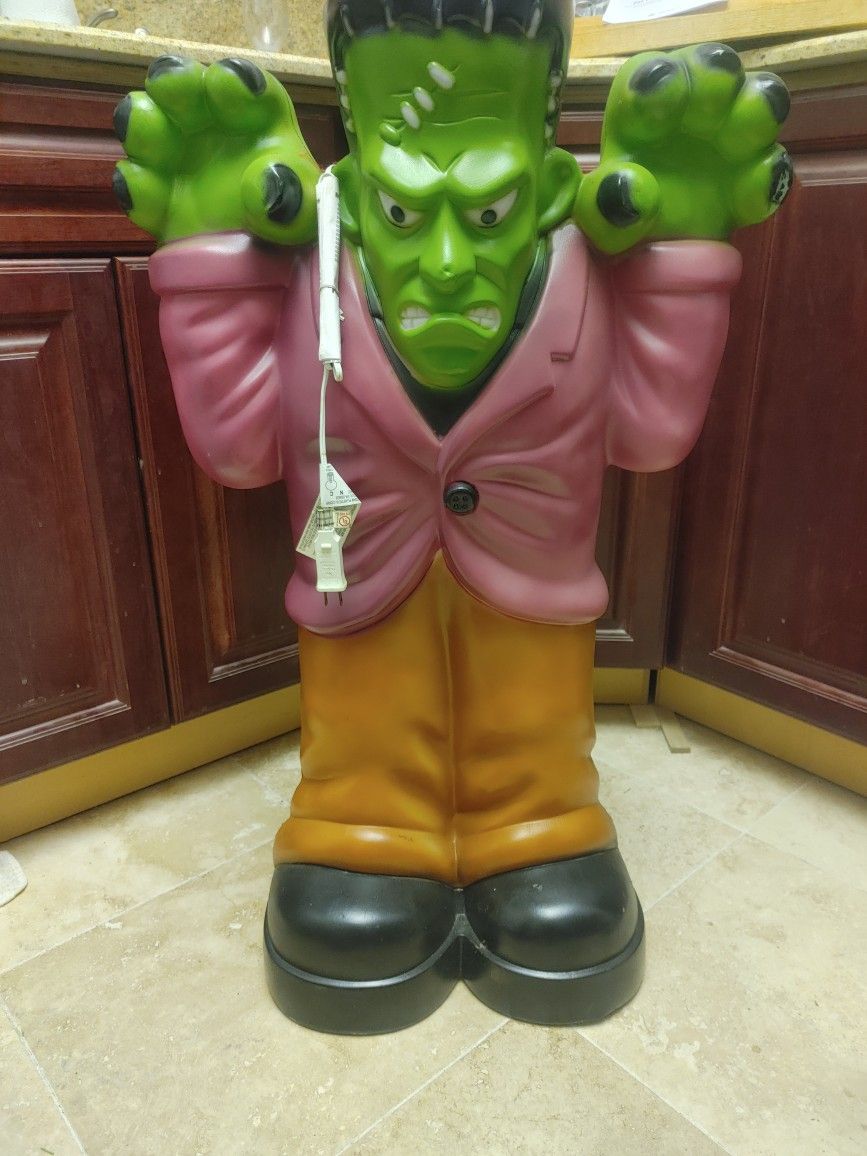 Frankenstein Blow Mold Halloween Decoration