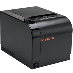 Rongta Thermal Receipt Printer, 80mm Receipt Printers, Thermal Pos Printer with Auto Cutter Support Cash Drawer,USB Serial Ethernet Support ESC/POS, C