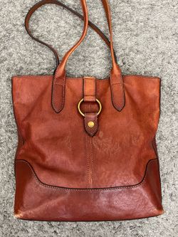 Frye Leather Ring Tote Purse