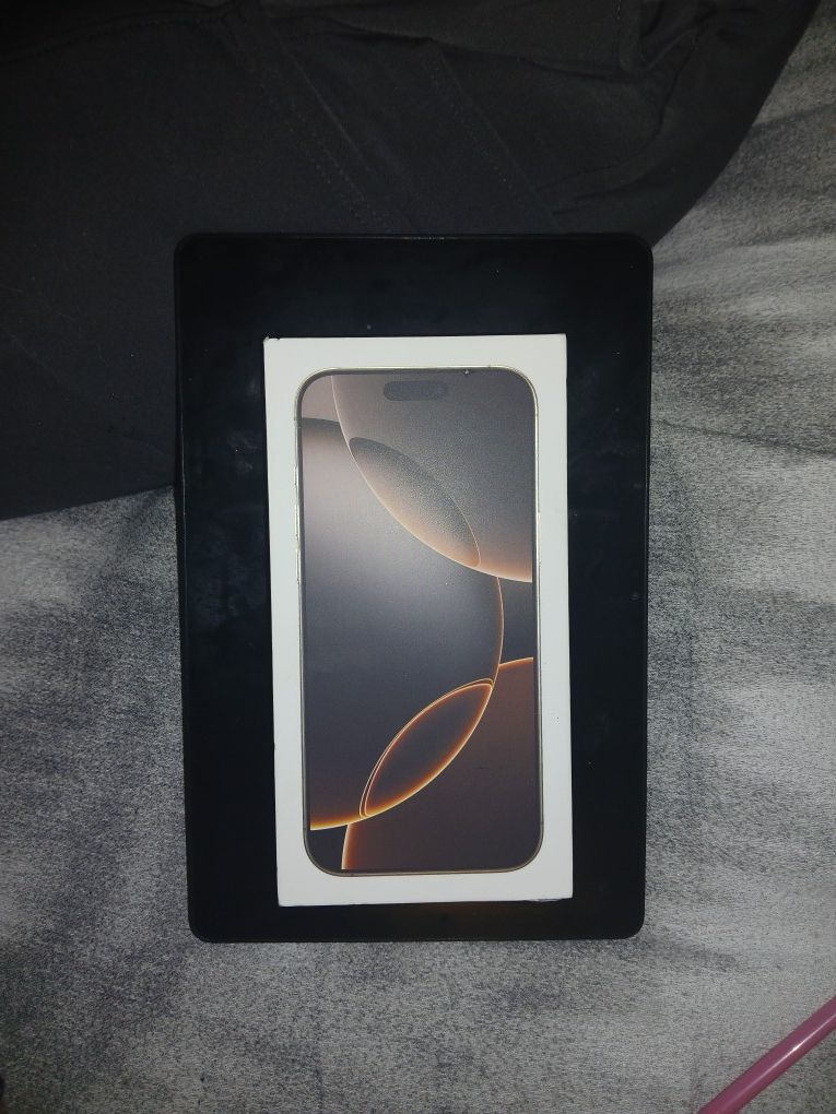 BRAND NEW IPHONE 16 PRO MAX 256 STILL IN BOX