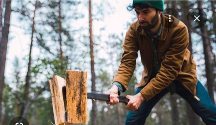 Chopping wood