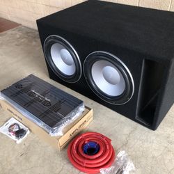 2-12 Inch Diamond Audio Bass Package 3000w - $599
