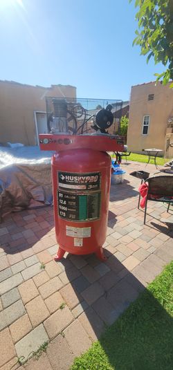 Husky Pro 80 gallon industrial air compressor