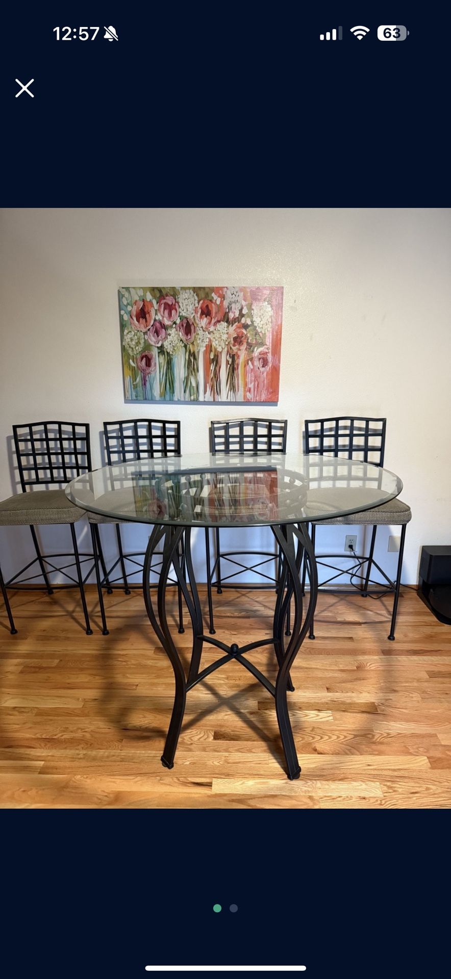 Glass table