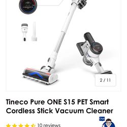 TINECO ONE S15 PET                       Retail Price Is $499