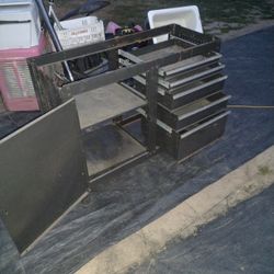 Craftsman Old School Tiny Tool Box Work Bench Rare Find One Of A Lind