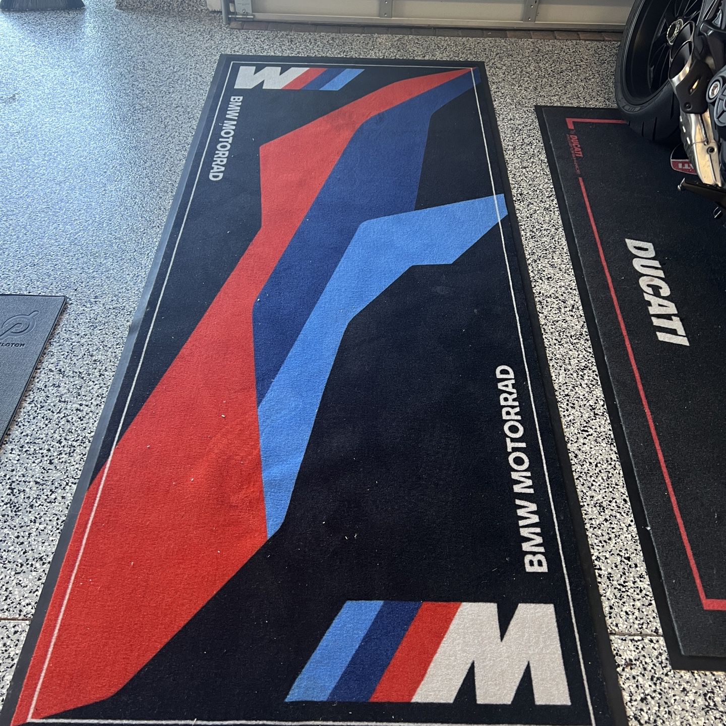 BMW Motorcycle rug