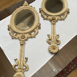 French Provençal Antique Vanity Mirrors