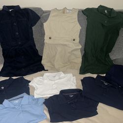 Girls uniforms 10/12