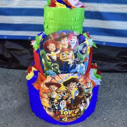 Toy Story Three Tier Pinata With Balls 